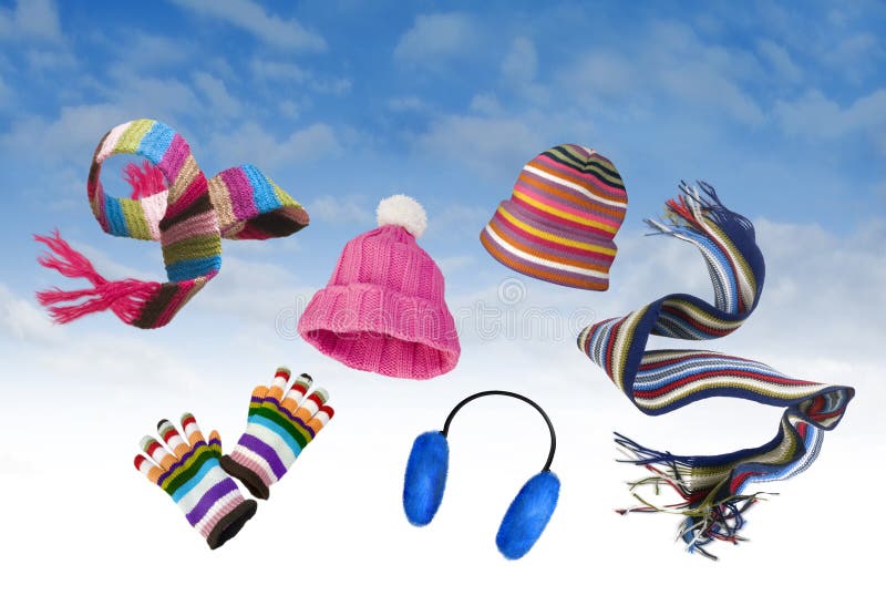 Winter clothing stock photos Winter clothing stock photos