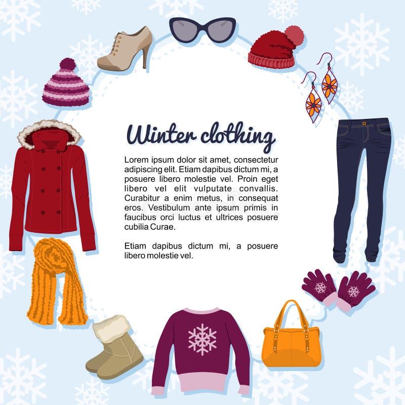 Winter Clothes Vocabulary ❄️ Vocabulary for kids ☃️ 