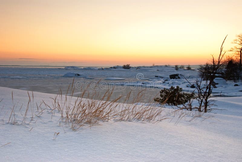 Winter coast