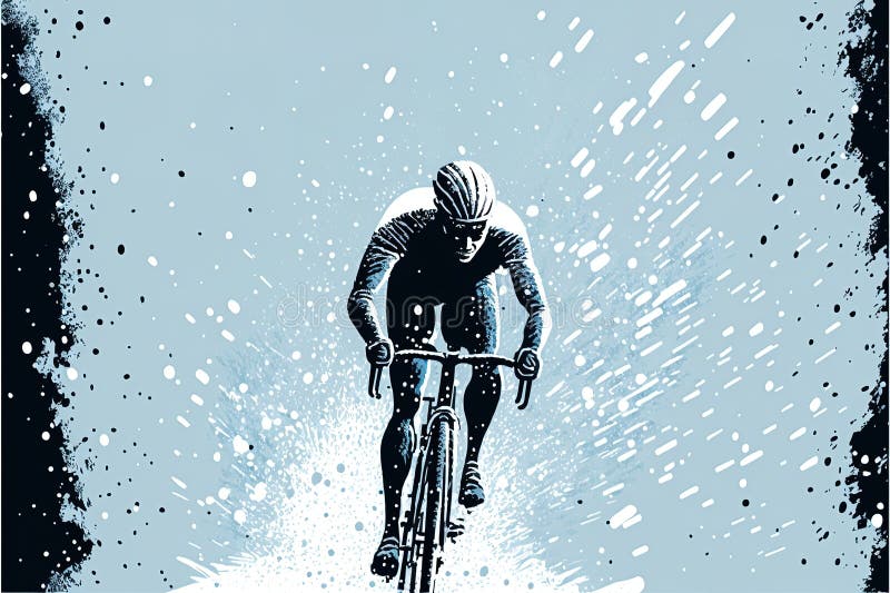 a man riding a bicycle