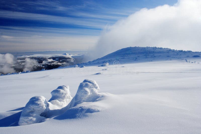 Winter day in Giant Mountains