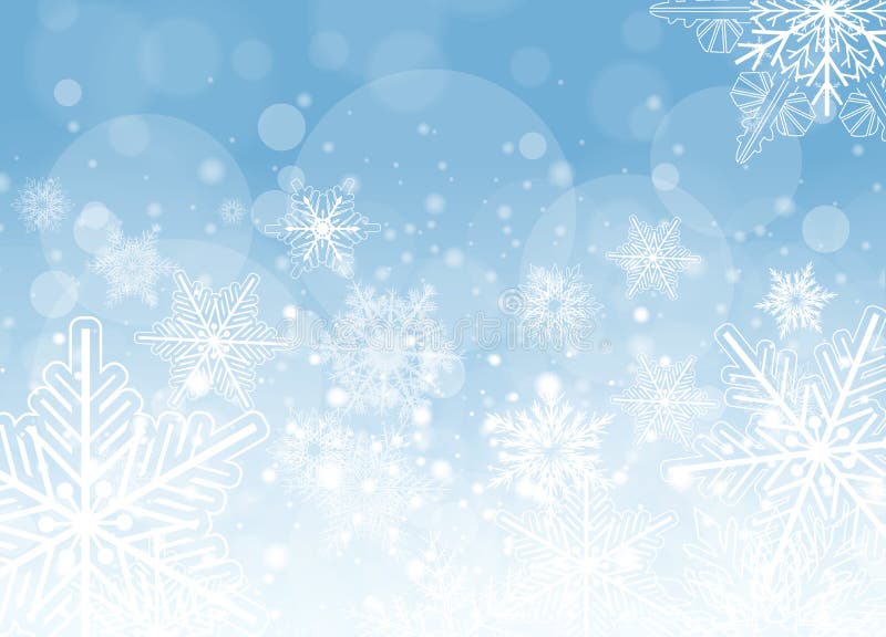 Winter frozen background