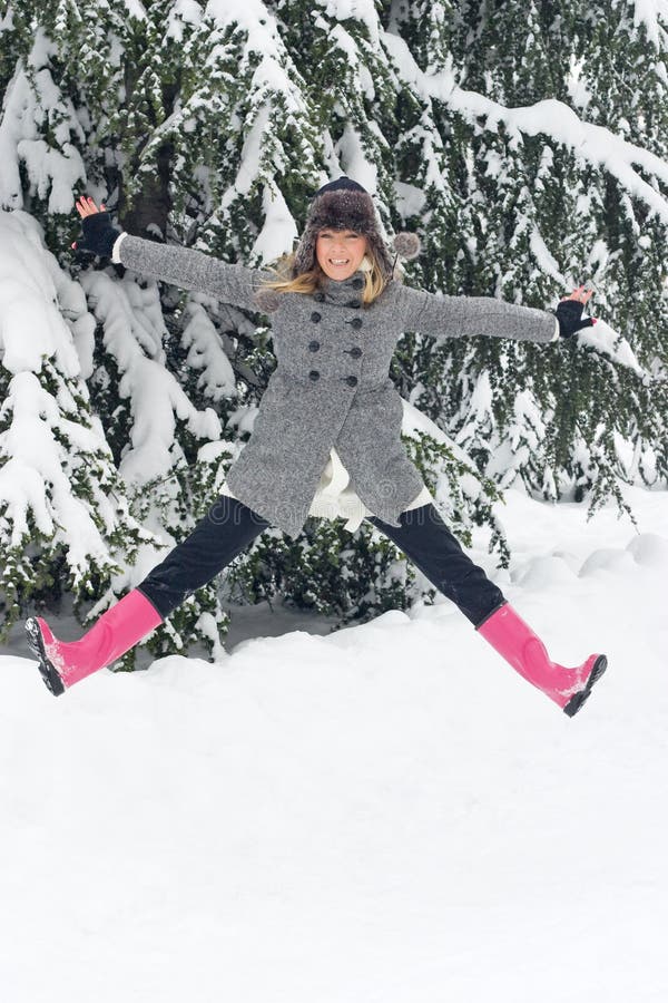 Winter girl stock photo. Image of face, beautiful, furhat 12345094