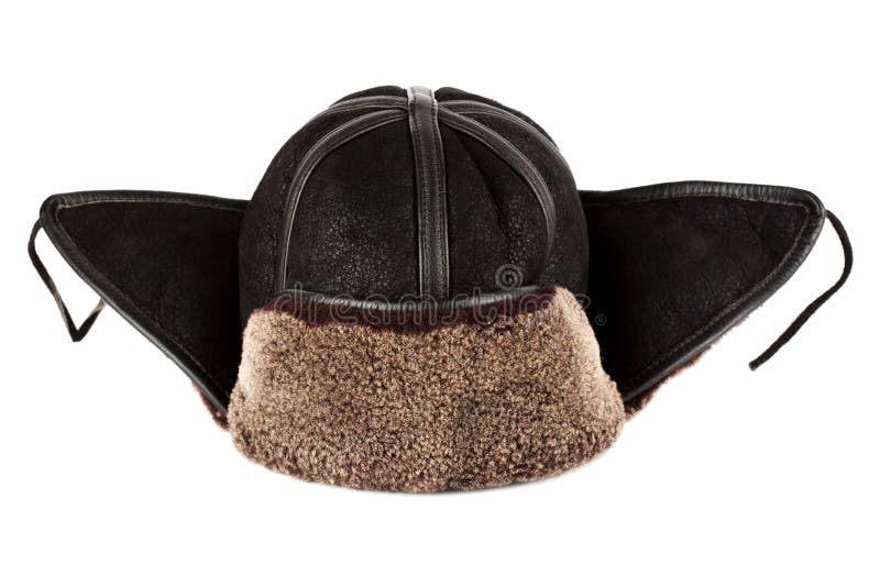 Winter hat ear flaps stock photo. Image of color, pelage - 23137140