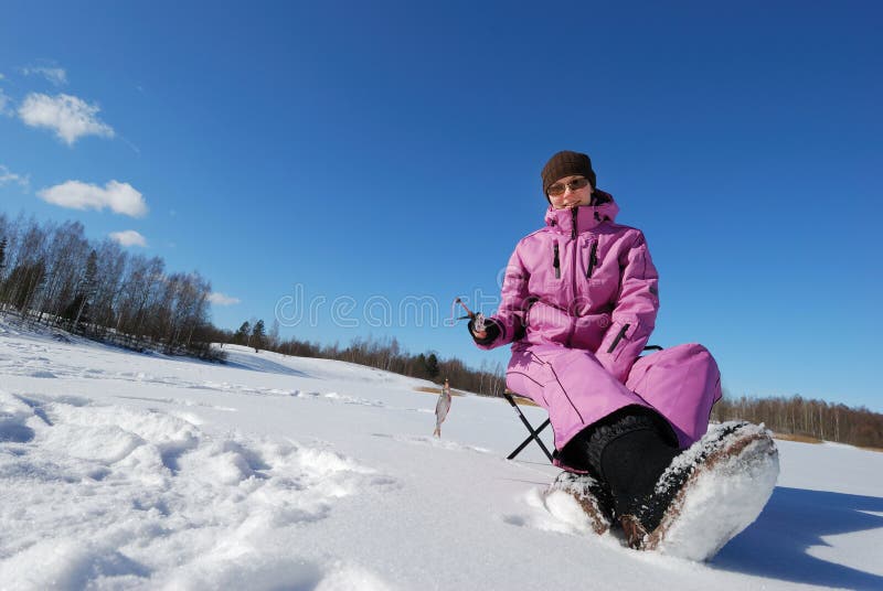 Winter hobby royalty free stock image