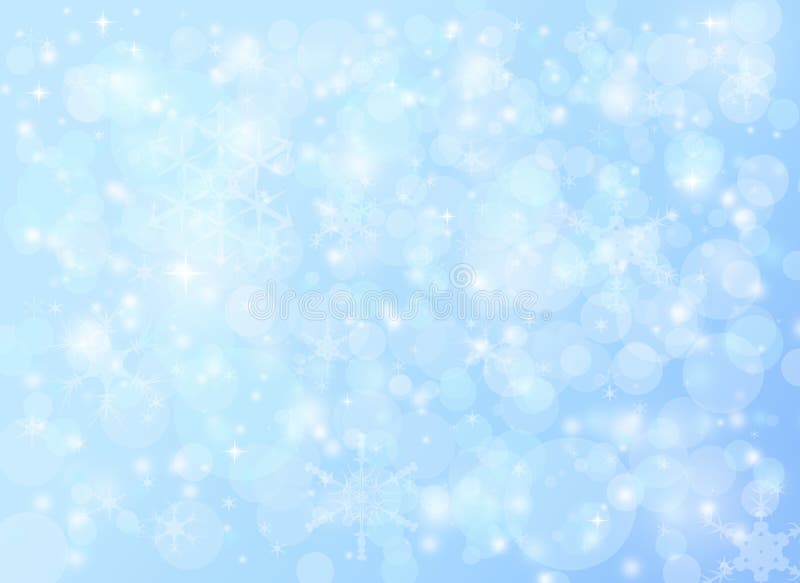Winter Holiday christmas snow falling abstract background