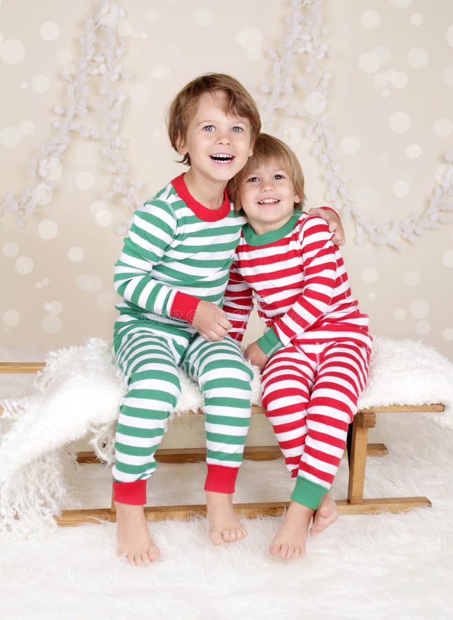 1 870 Christmas Pajamas Kids Stock Photos Free Royalty Free