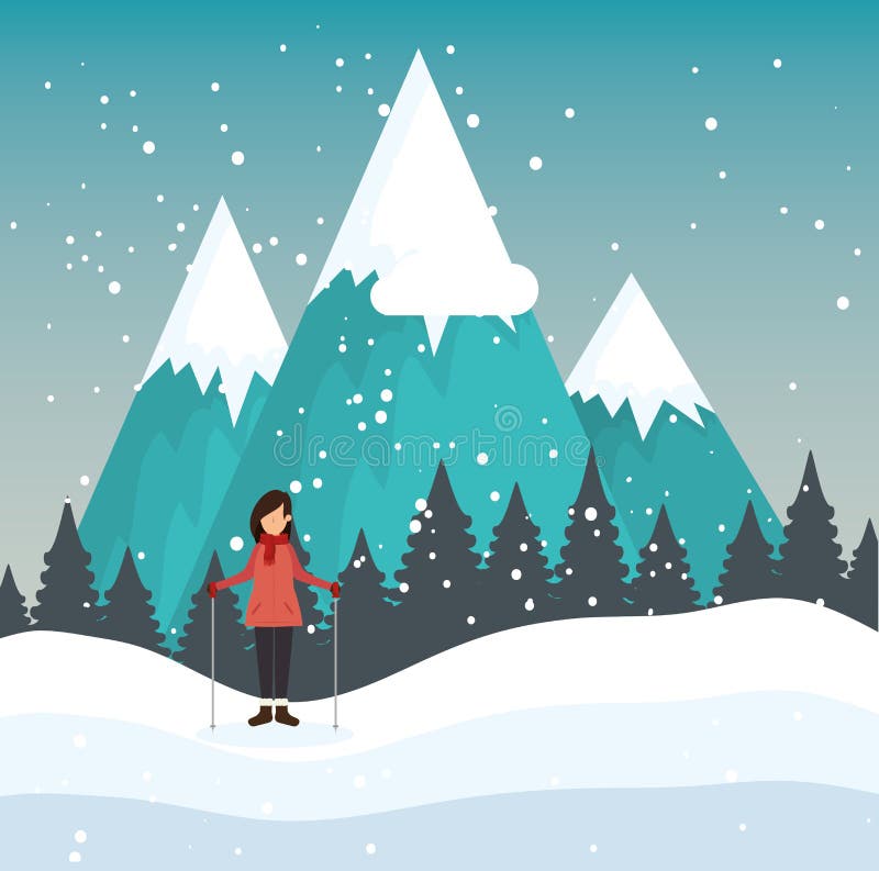 Winter Holidays Season Icon Stock Illustration Illustration of