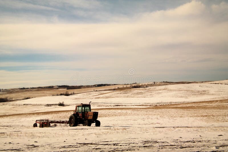 Winter Landscape In North Dakota. Stock Photo Image 57254806