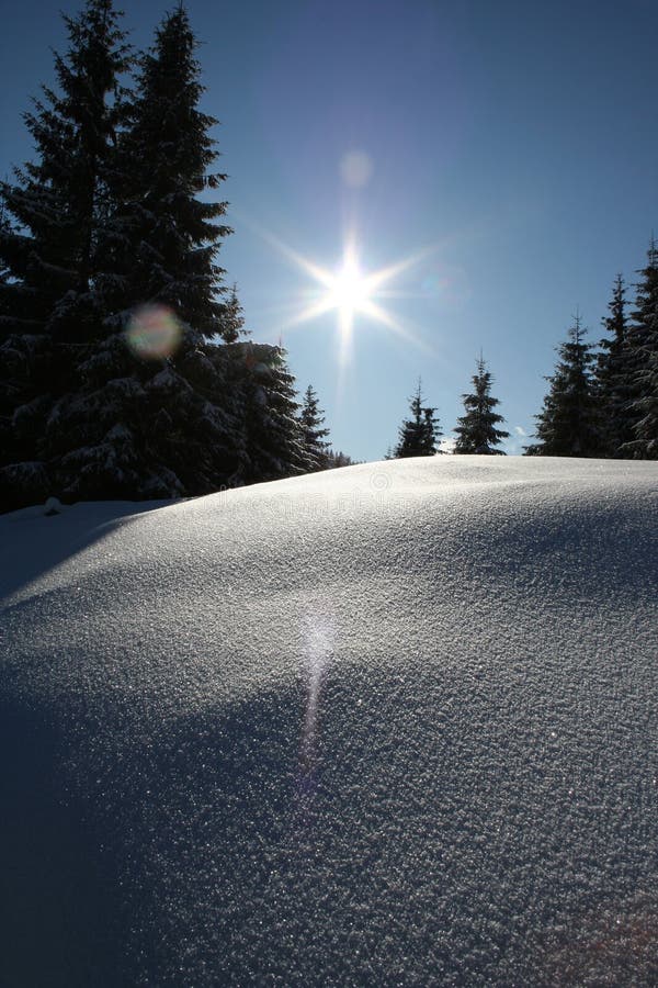 Winter Landscape in Romania