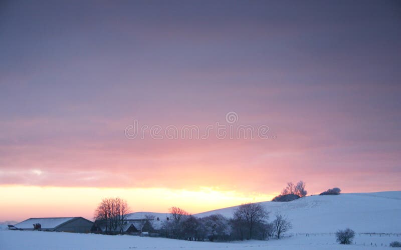 Winter landscapefarm