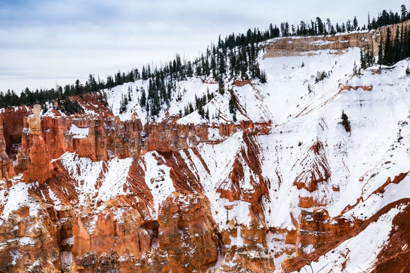 Winter-Morgen in Bryce Canyon National Park, USA lizenzfreies stockbild Winter-Morgen in Bryce Canyon National Park, USA lizenzfreies stockbild