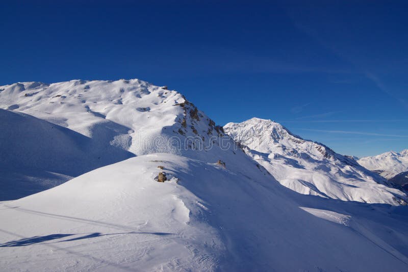 Winter mountain landscape