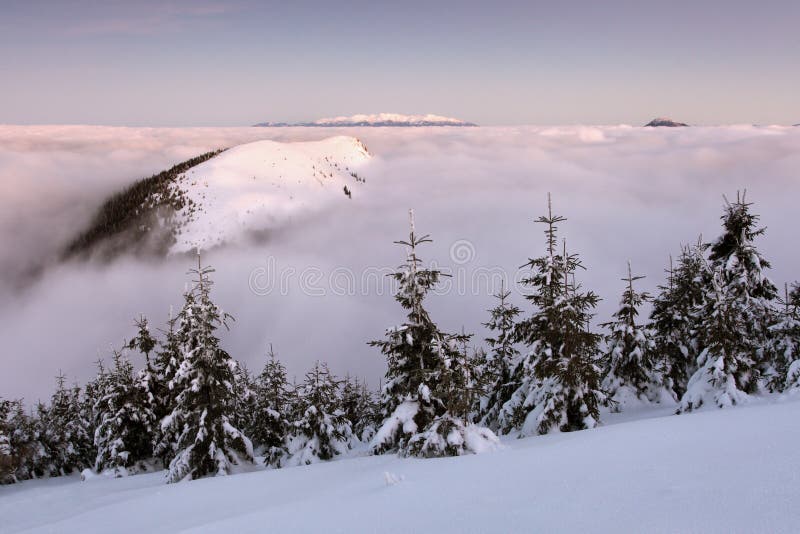 Zimní horská krajina - Slovensko