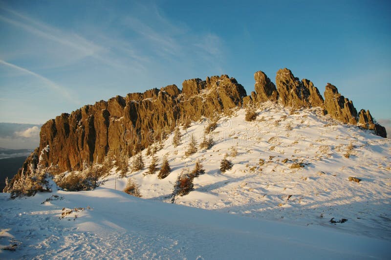 Winter mountains, Romania