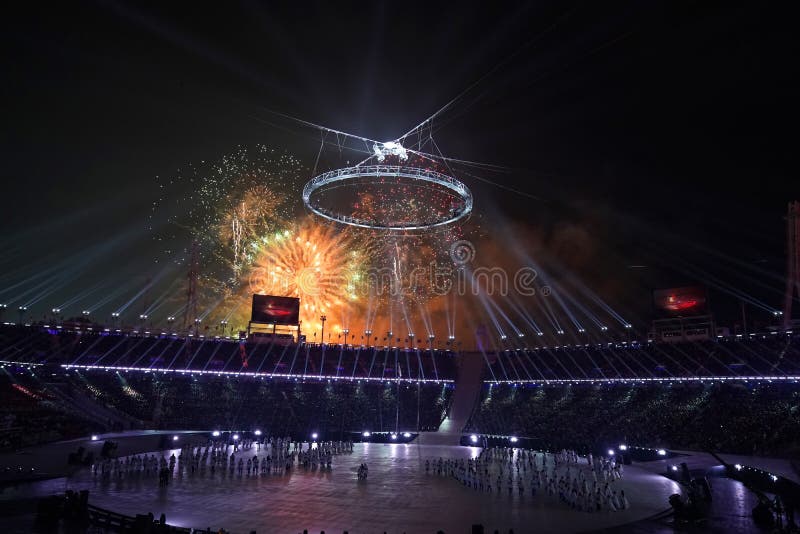 The 2018 Winter Olympics Opening Ceremony Editorial Image Image Of