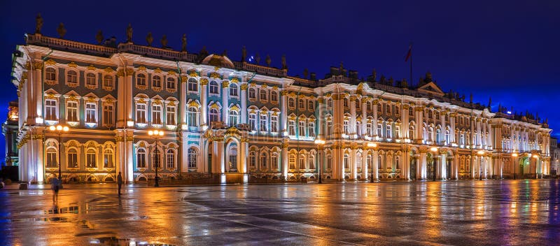 The Winter Palace in St. Petersburg, Russia