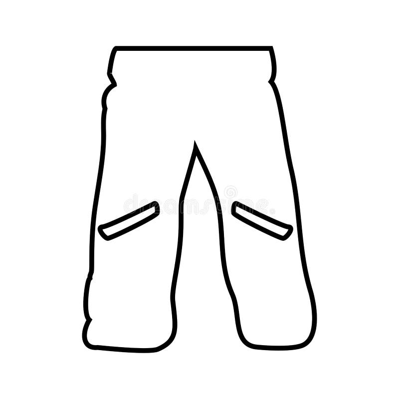 Winter Pants Isolated Vector Icon Stock Vector - Illustration of active ...