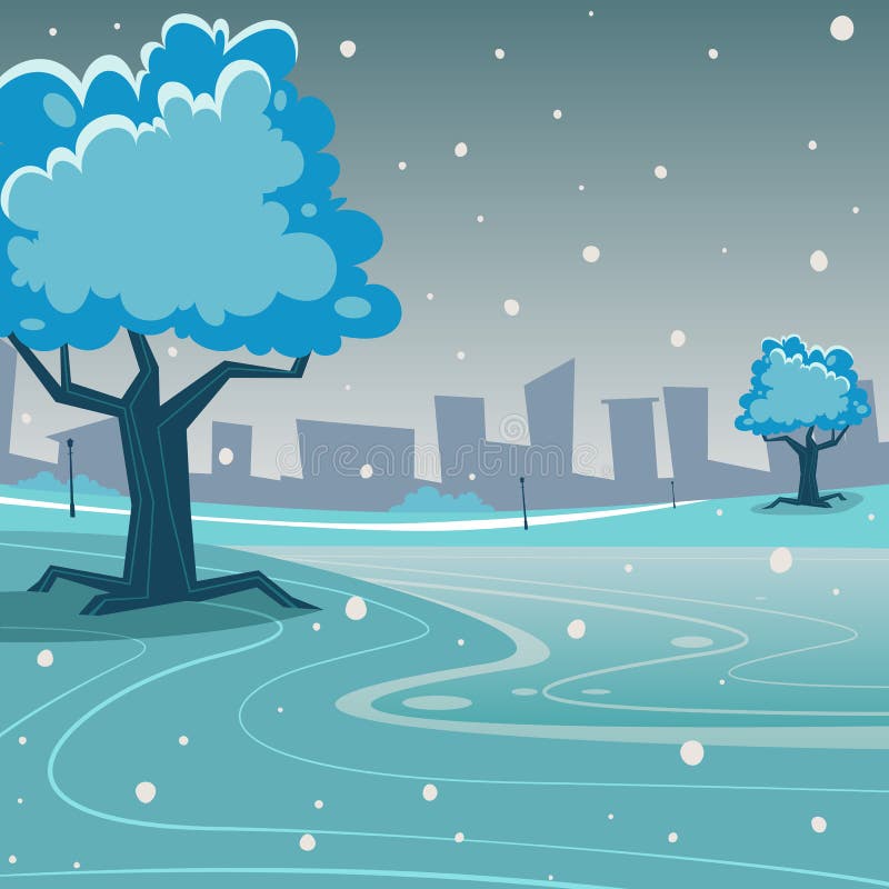 Winter Park stock illustration Winter Park stock illustration
