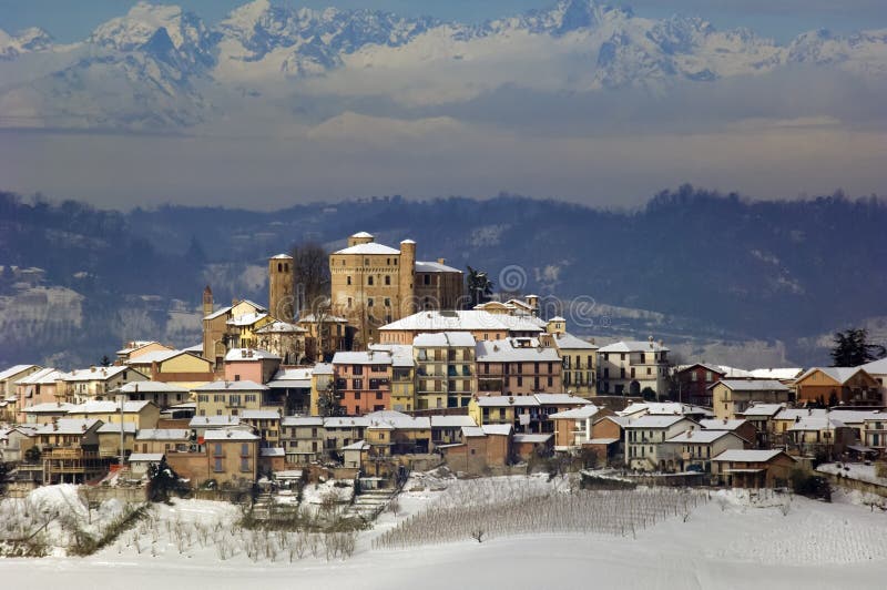 Winter in Piemont, Italy
