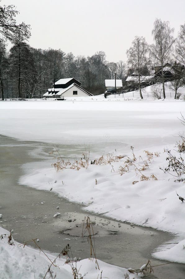 Winter pond