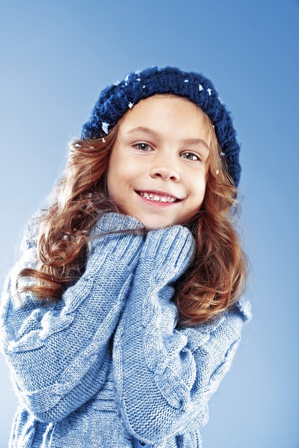 Happy Little Girl stock image. Image of friendly, cool - 1773775