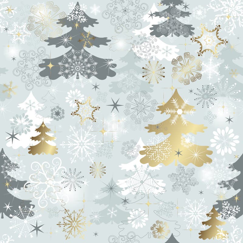 Winter repeating pattern