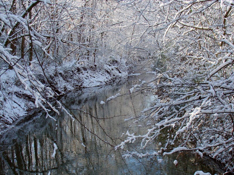 Winter river stock photos Winter river stock photos