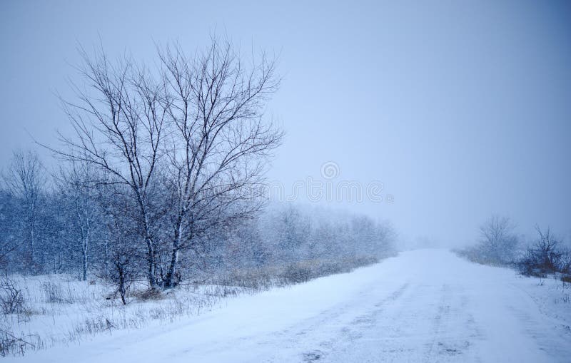 Winter road