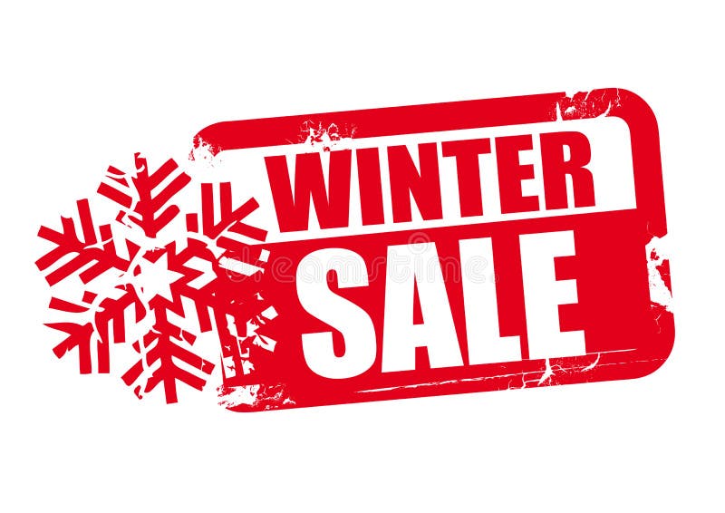 Winter sale promotion stock illustration. Illustration of icons