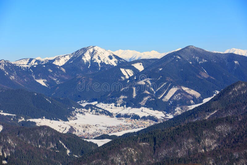 Winter scene in Slovakia