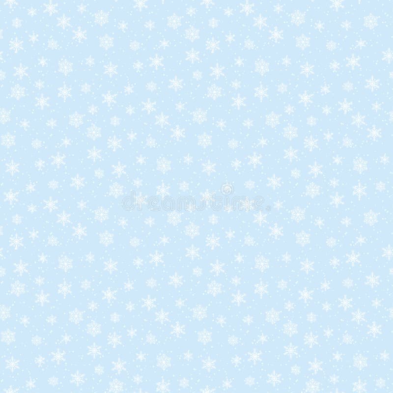 Winter Sky Print- Cute Vector Seamless Pattern with Soft ...