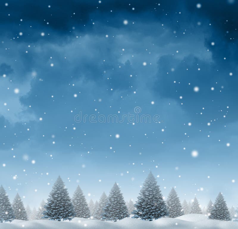 Winter Sneeuw Background stock illustratie Winter Sneeuw Background stock illustratie
