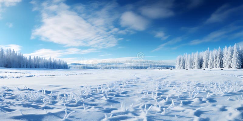 Winter snow landscape road. in the snowy forest royalty free illustration