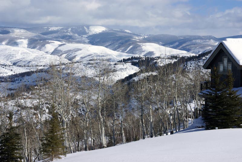 Winter snow: rolling hills