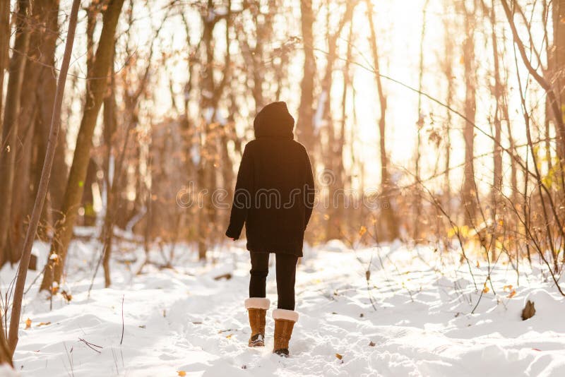 448 Woman Walking Away Winter Clothes Stock Photos - Free & Royalty-Free  Stock Photos from Dreamstime