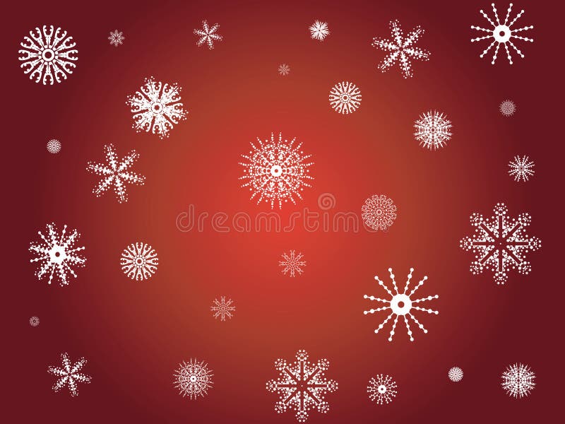 Winter snowflakes