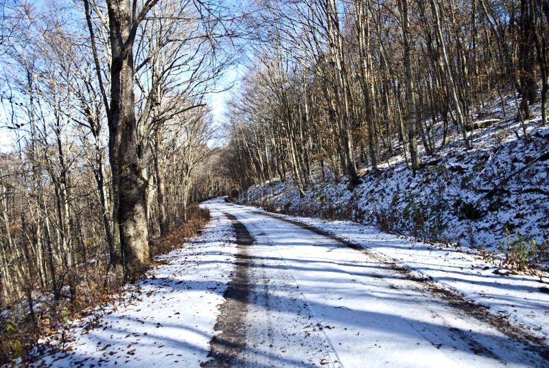 Winter-Straße/Schnee Winter-Straße/Schnee