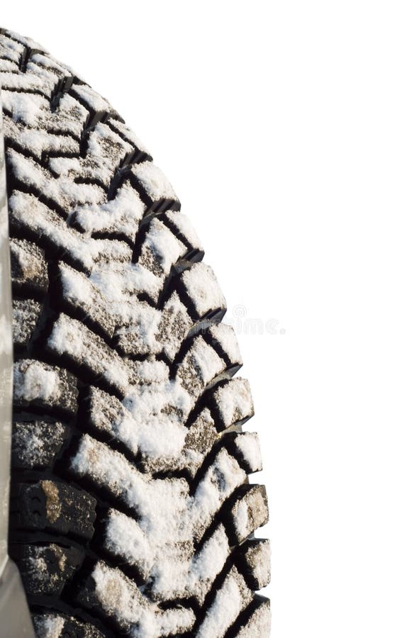 Winter tires in snow