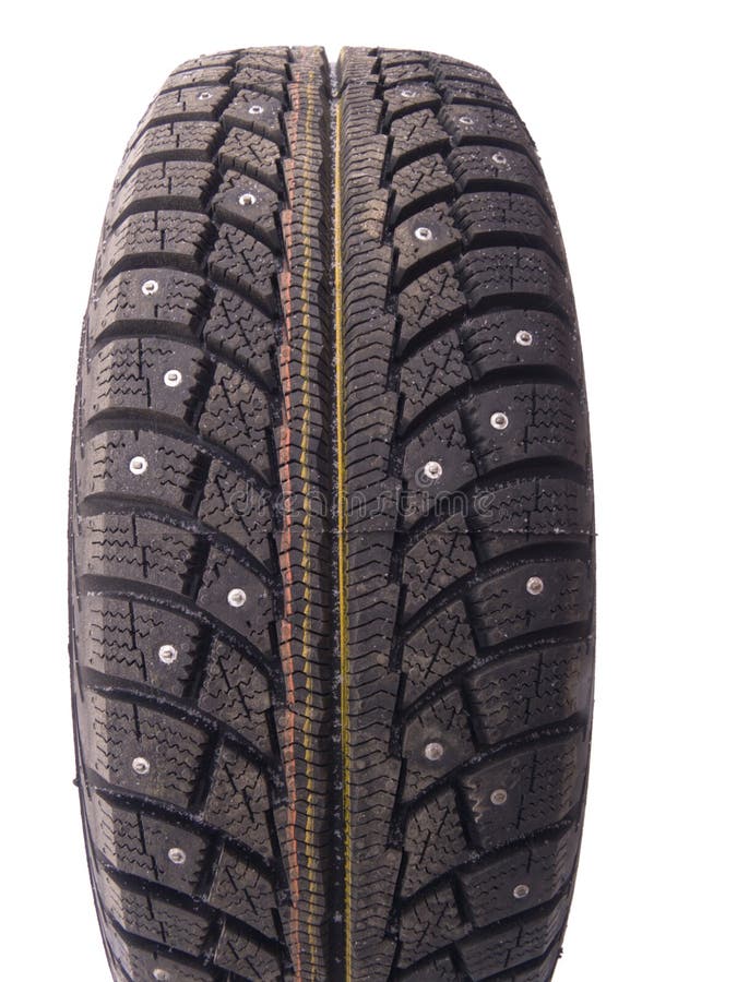 Winter tyre royalty free stock image