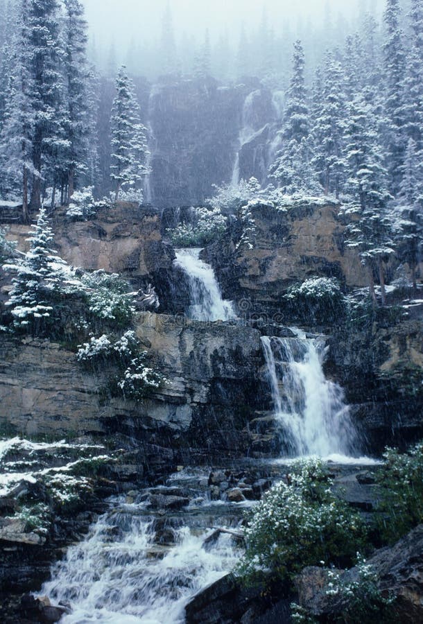 Winter waterfall