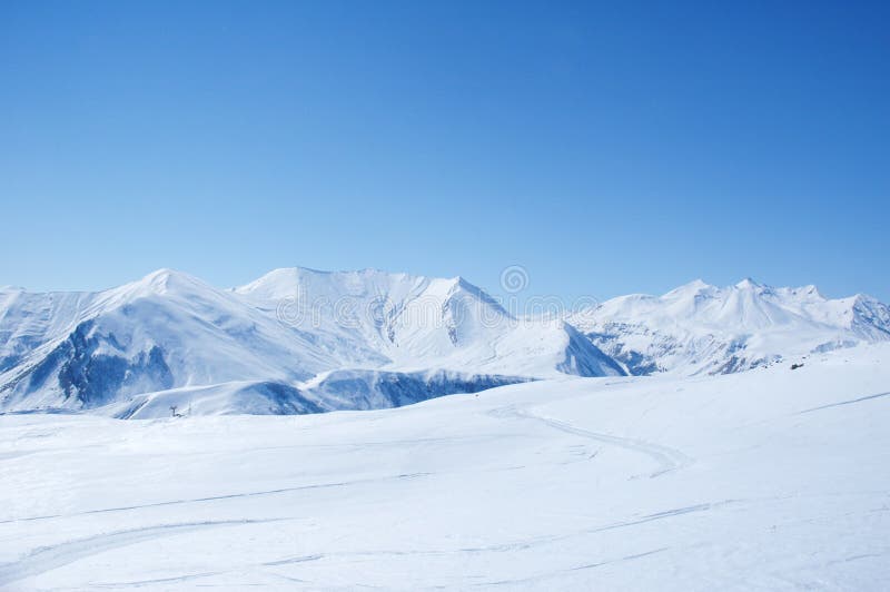 Winterberge stockfotos