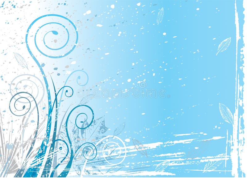 Winterflora stock abbildung