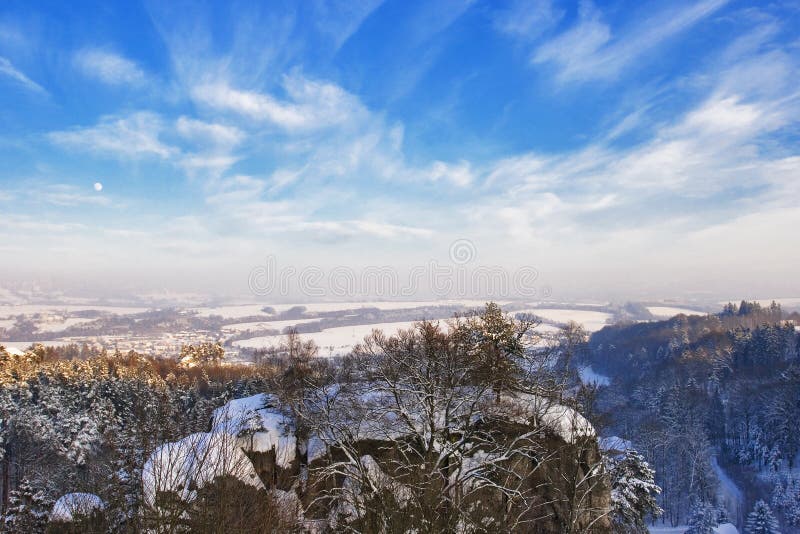 Winterlandschaft stockfotografie