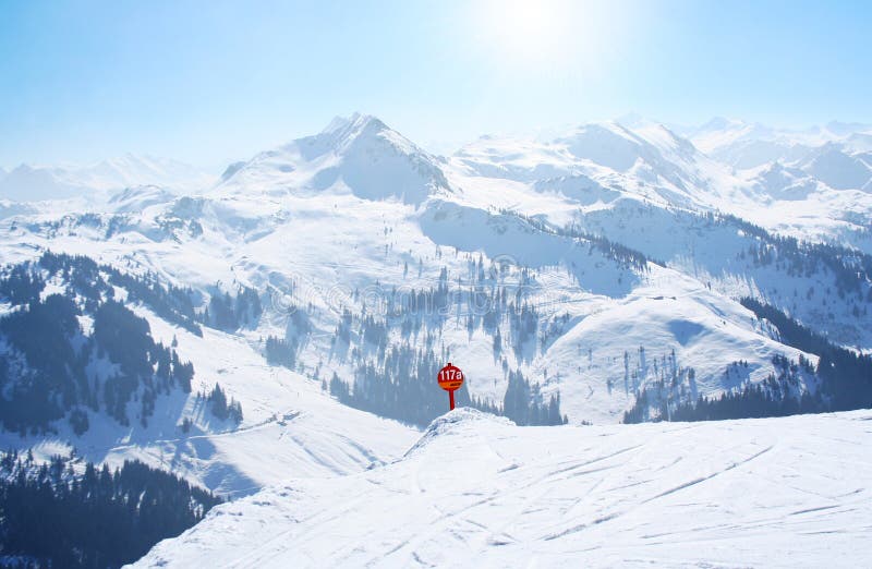 Winter sport ski holiday in the Alps. Winter sport ski holiday in the Alps