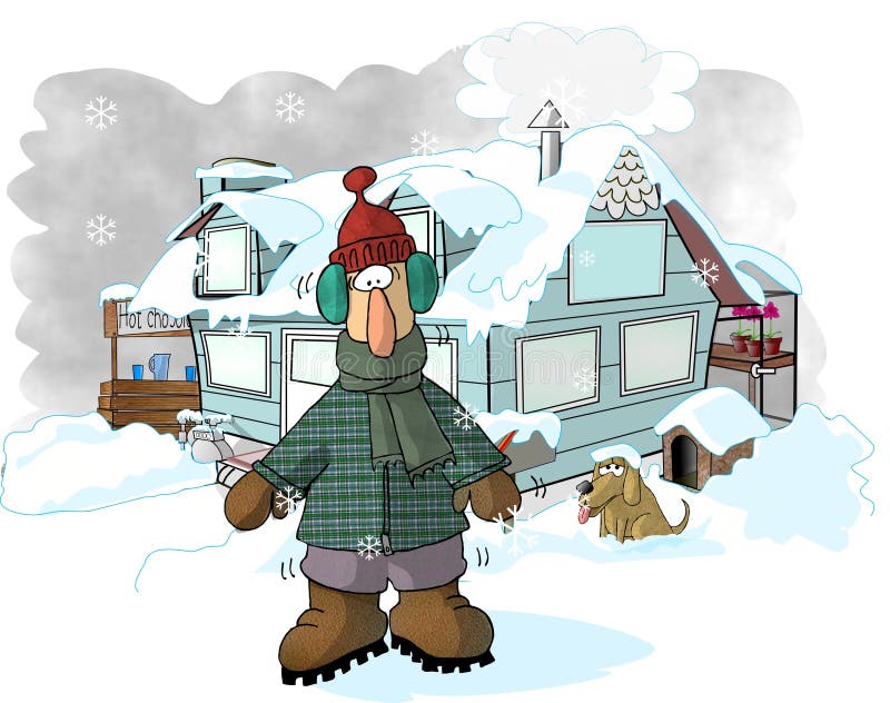 Wintertime ilustração do vetor Wintertime ilustração do vetor