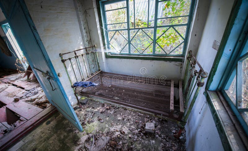 Wioska w Chernobyl strefie zdjęcie royalty free Wioska w Chernobyl strefie zdjęcie royalty free