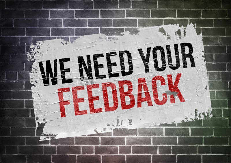 We need your feedback - poster concept. We need your feedback - poster concept