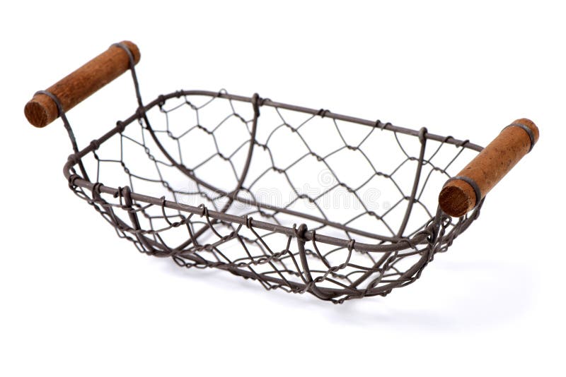 Wire egg basket stock photo. Image of basket, utensil 108557662