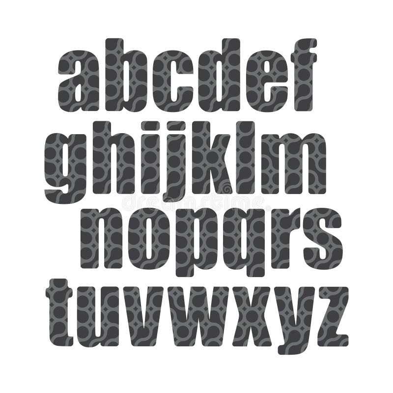 Curly wire font stock vector. Illustration of industrial - 20380202